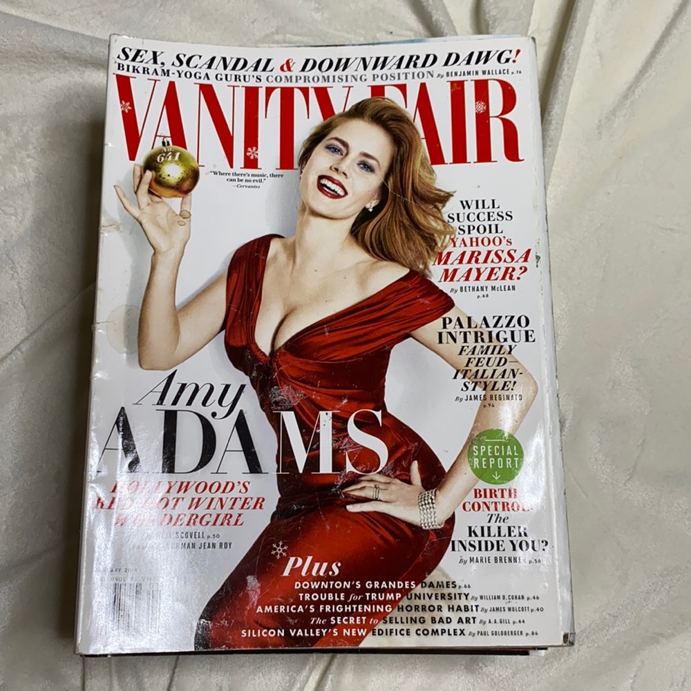 Vintage Vanity Fair Magazine January 2014 AMY ADAMS